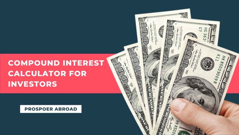 Compound interest calculator for investors