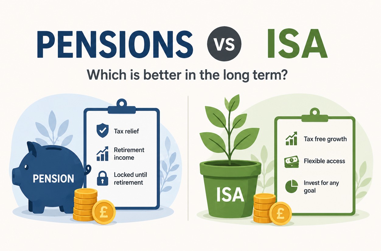 Pensions vrs ISA. Which is better in the long term?